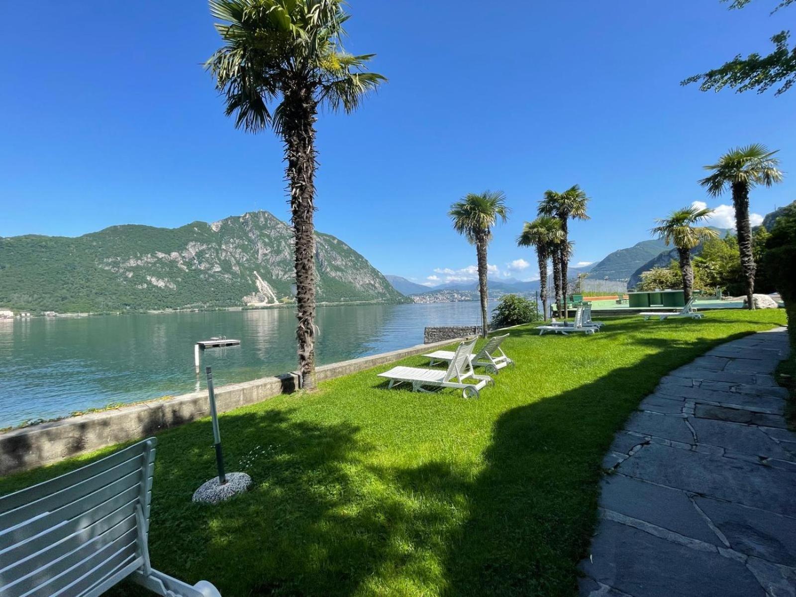 Luganersee, Pool, Strand, Parkplatz, 204 * Bissone